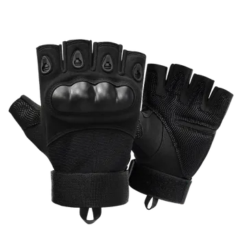 Paintballová výstroj Bezprstové taktické rukavice černá XL