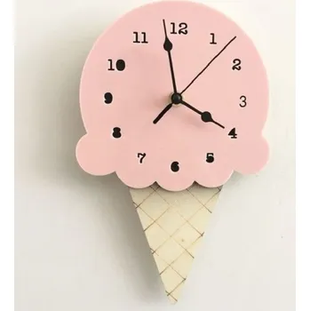 Hodiny Nástěnné hodiny G2054 světle růžová