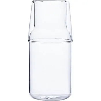 Sklenice Skleněná karafa se sklenicí 2 ks S