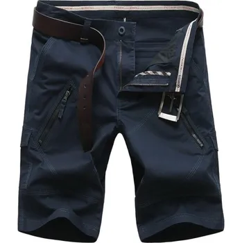 Pánské oblečení Pánské stylové kraťasy Evan tmavě modrá 42