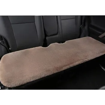 Potah sedadla Polštář na zadní autosedačky Plyšový polštář na zadní sedačky do auta Teplý potah na autosedačku hnědá