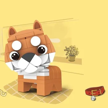 ostatní stavebnice Stavebnice roztomilý pes 100 ks 1