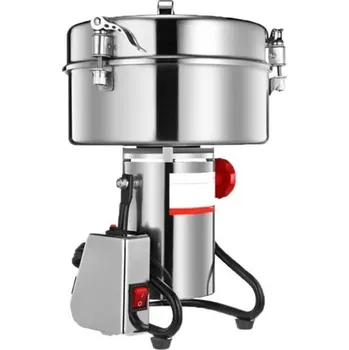 Kuchyňský mlýnek Automatický nerezový mlýnek na obilí, kávu a koření 4500 g 5000W 220 V Vysokorychlostní elektrický mlýnek 41 x 26 x 14 cm