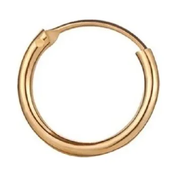 Náušnice Kruhové náušnice G1287 zlatá 10 mm