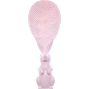 Lžíce na rýži ve tvaru králíka světle růžová