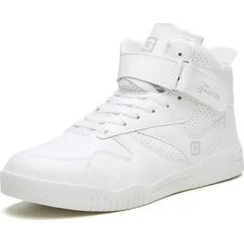 Pánské tenisky Pánské kotníkové boty na suchý zip J2121 bílá 40