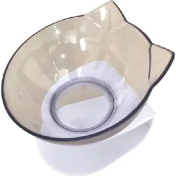 miska pro kočku Miska pro kočky s podstavcem průhledná