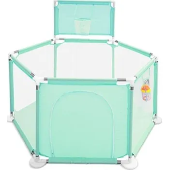 Dětská ohrádka Dětská hrací ohrádka světle zelená