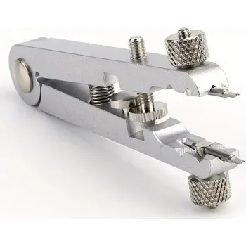 Kleště Hodinářské kovové kleště na čepy a stěžejky 9x4 cm Nastavitelný úhel rozevření Přesné čelisti Jemná regulace tlaku