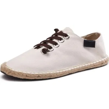 Pánské polobotky Pánské moderní espadrilky J2136 krémová 39