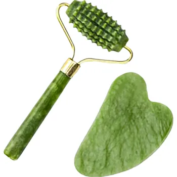 Nefritový masážní váleček na obličej s kamenem T830 1