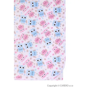Přebalovací podložka Přebalovací podložka omyvatelná - SOVIČKY růžovo-modré - Akuku