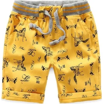 Chlapecké kraťasy s potisky J2533 žlutá 6