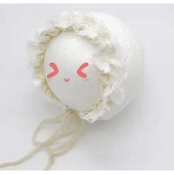 Pokrývka hlavy Dívčí krajková čepice Melissa bílá