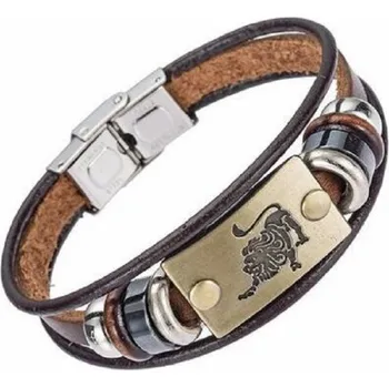 Náramek Kožený náramek znamení zvěrokruhu H680 9