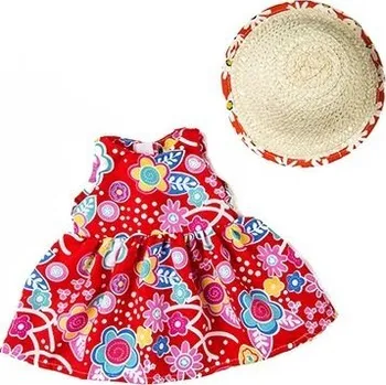 Doplněk pro panenku Šaty a klobouček pro panenku A454 7