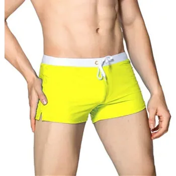 Pánské plavky Pánské rychleschnoucí plavky žlutá L