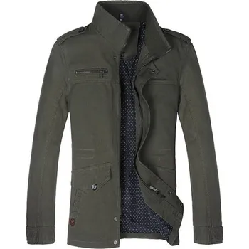 Pánská bunda Pánská bunda F1195 armádní zelená M