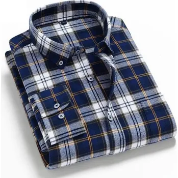 Pánská košile Pánská kostkovaná košile F414 S 11