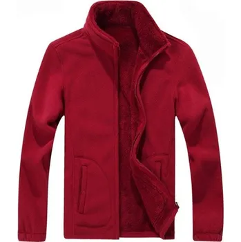 Pánská volnočasová fleecová bunda J951 červená XL