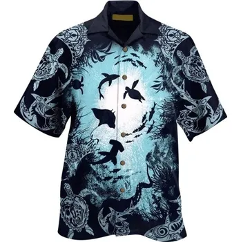 Pánská košile Pánská košile se zvířaty M 1