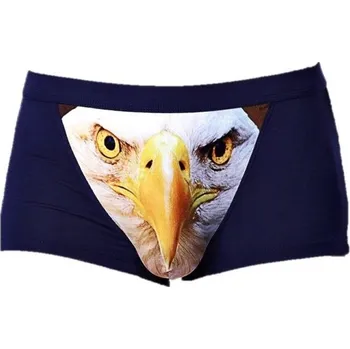 Pánské spodní prádlo Pánské boxerky s orlem J2637 modrá XS