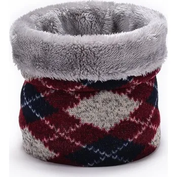 Šála Zimní nákrčník se vzorem 9