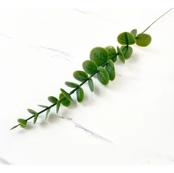 umělá květina Umělý stonek eukalyptu tmavě zelená