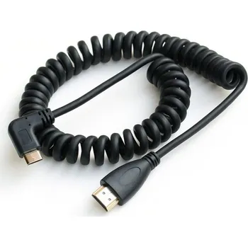 Video kabel Lomený Mini HDMI na HDMI flexibilní propojovací kabel M/M 2