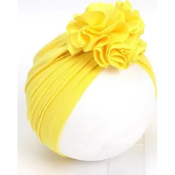 Pokrývka hlavy Dívčí čepice Georgia žlutá