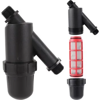 Zavlažovač Vodní filtr s vnějším závitem 3/4" 130 mikronů Filtr pro zavlažování zahrady Sítko na nečistoty Síťový filtr na zachycení nečistot ve vodě Zahradní vodovodní konektor
