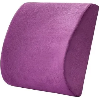 Dávkovač léků Plyšová ortopedická opěrka z paměťové pěny P4085 fialová
