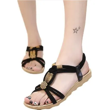 Dámské sandále Stylové dámské sandály A2491 černá 41