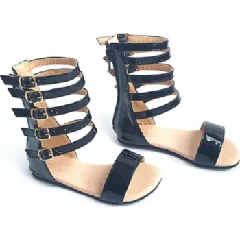 Dívčí sandály Dívčí sandály s pásky černá 25