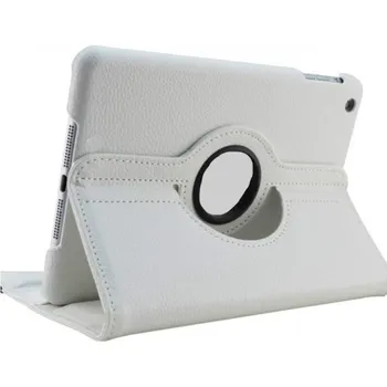 Pouzdro na tablet Kožený obal pro Apple iPad 9,7" (2017/2018) bílá