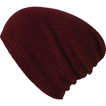 Pokrývka hlavy Pánská pletená čepice J3516 vínová