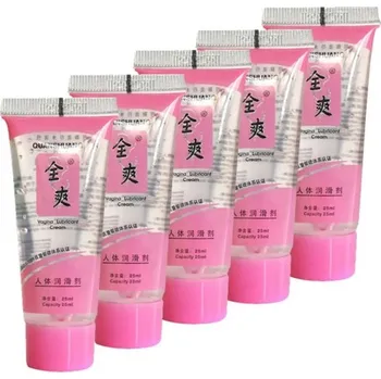 Vibrátor Sada 5 ks lubrikačního gelu na vodní bázi 25 ml pro intimní použití i erotické pomůcky, praktické balení na cesty, diskrétní balení