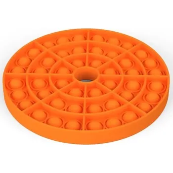 POP IT Pop it antistresová hračka kruh T292 oranžová