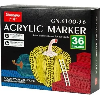 Výtvarná sada Sada akrylových fixů 36 ks