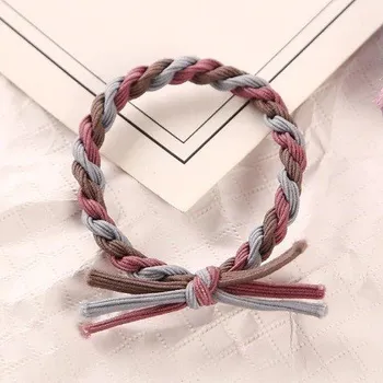 Zapletená gumička do vlasů 10 ks 7