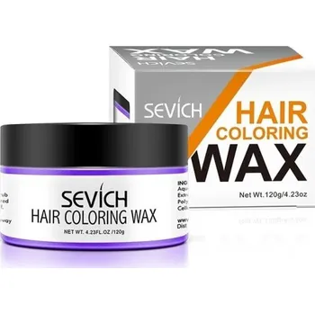 Barva na vlasy Barevný vosk na vlasy Tvarovací barevná pasta na vlasy Vosk na barvení vlasů Dočasná barva na vlasy 120 g fialová