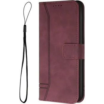 Pouzdro na mobilní telefon Flipové pouzdro pro Xiaomi Redmi Note 10/10T 5G vínová