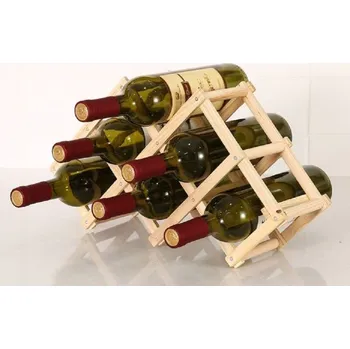 Dřevěný stojan na víno C75 M 1