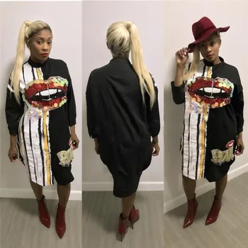 Dámské šaty Košilové šaty Melody černá S