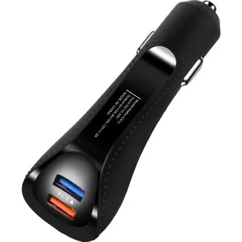Nabíječka do auta Dual USB K854 černá