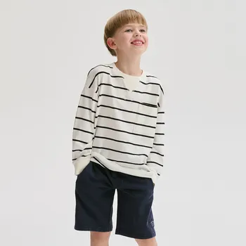 Chlapecké kalhoty Reserved - Bavlněné bermudy - tmavomodrá - 347BF-59X - 347BF-59X-170