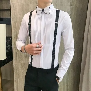 Pánská košile Pánská košile F636 bílá S