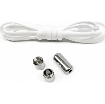 Tkaničky do bot Elastické tkaničky se zapínáním bílá