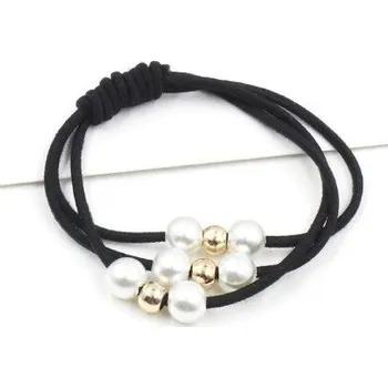 Gumičky do vlasů s perličkami - 4 ks 2