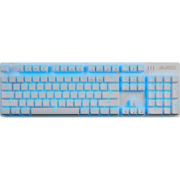 Klávesnice Podsvícená klávesnice K387 bílá 2